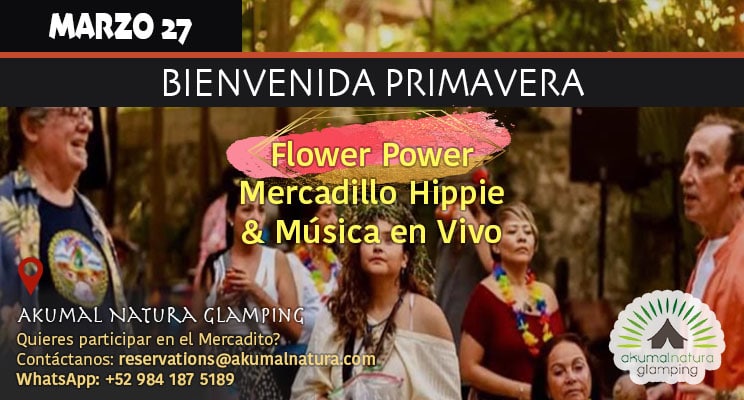 Flower Power. Mercadillo Hippie & Livie Music